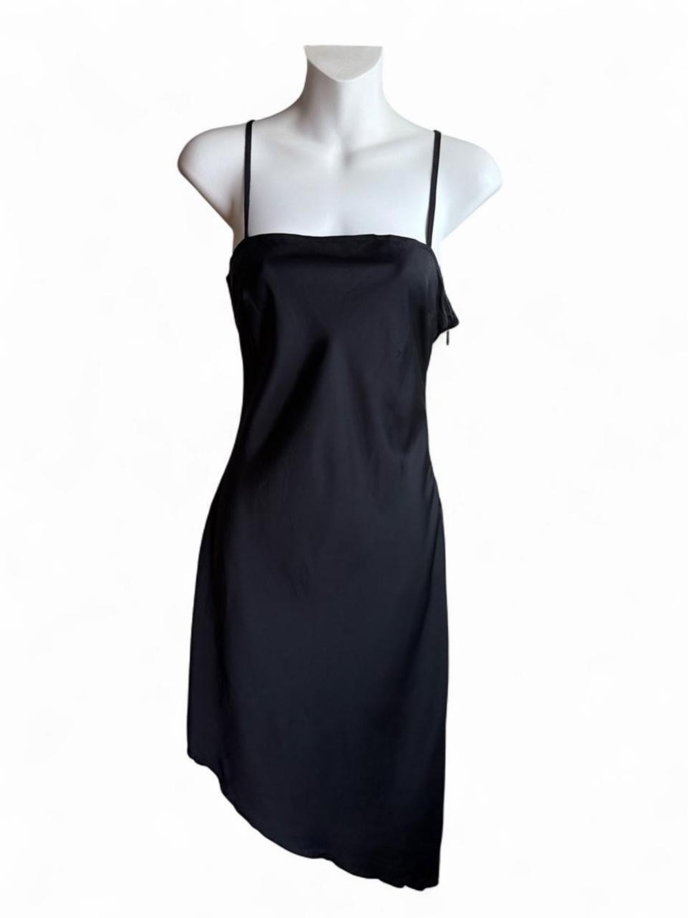 Forever 21 Black Asymmetrical Slip Dress